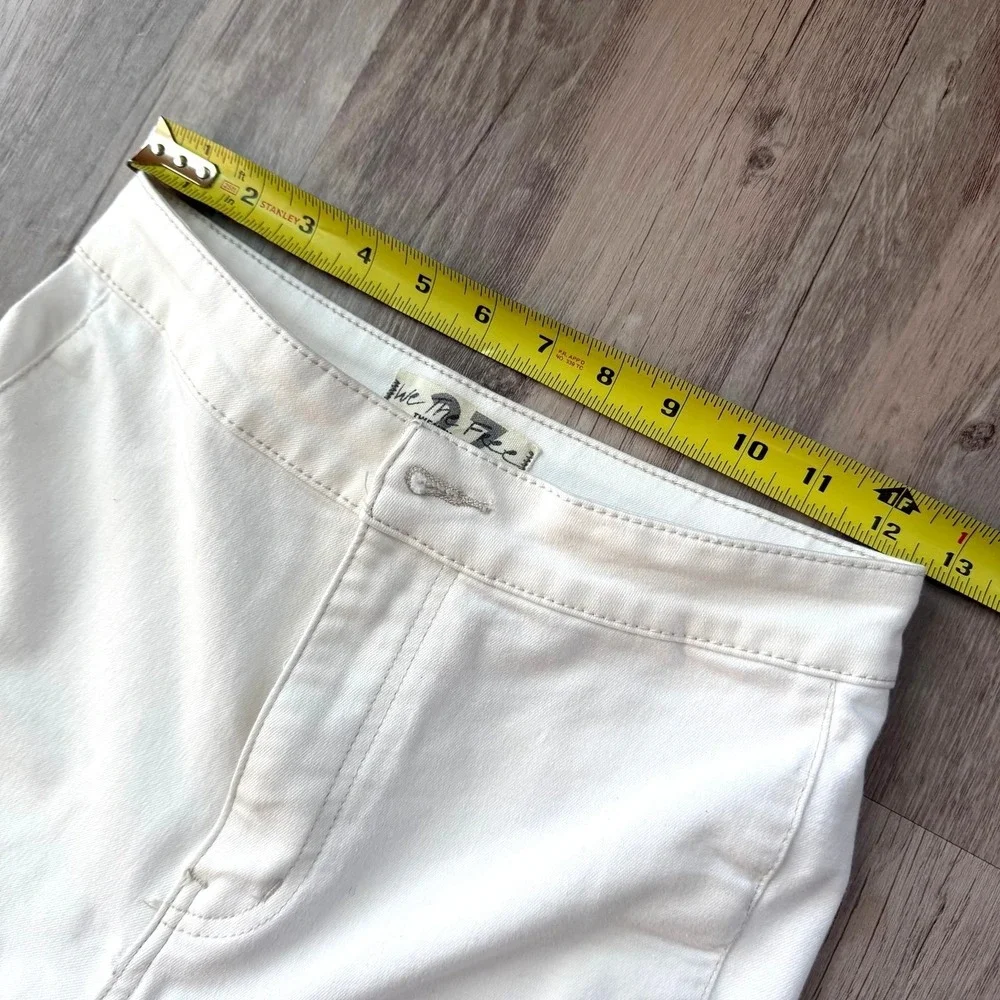 Free People We The Free Just Float On White High Rise Flare Jeans Size 27